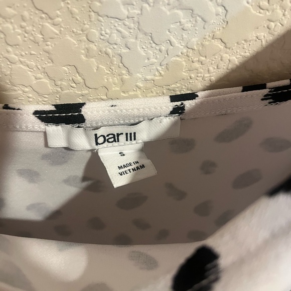 Bar III Pattern Mini Dress with Ruffle Size S - Picture 3 of 3